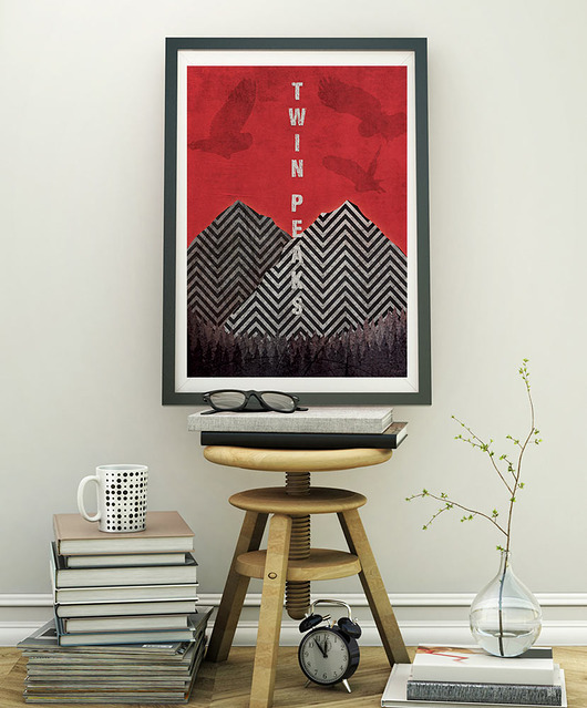 plakaty Twin Peaks - plakat 50x70 cm fine art