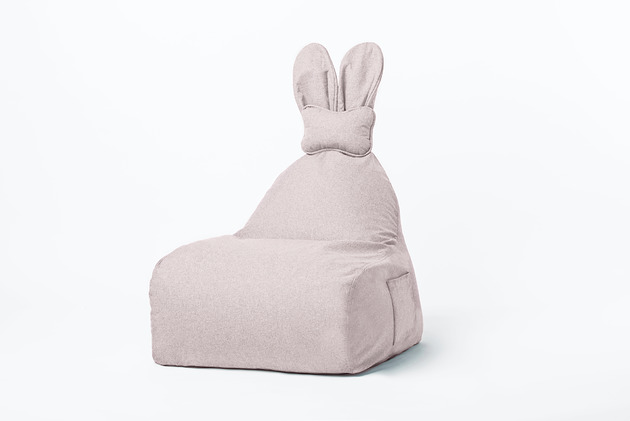 pufa dla dziecka Pufa siedzisko Funny Bunny SOFT- Różowa