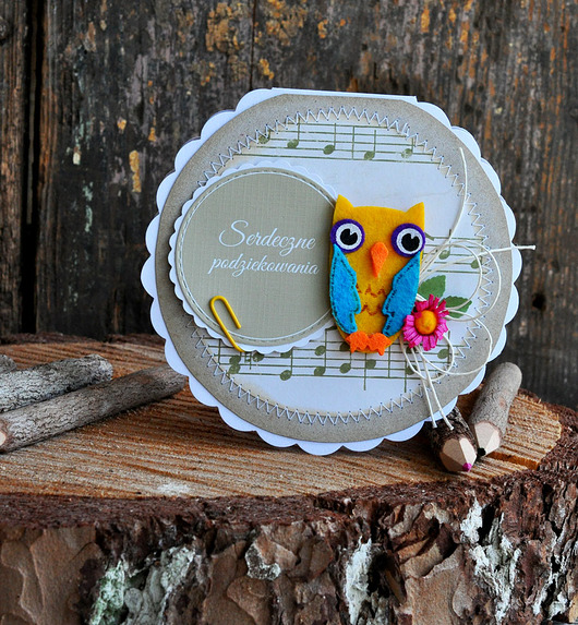 kartki scrapbooking Kartka  dla nauczyciela