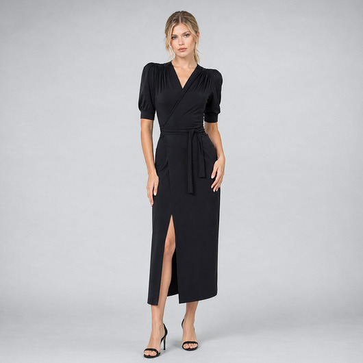 sukienki midi damskie Kelly Black - sukienka