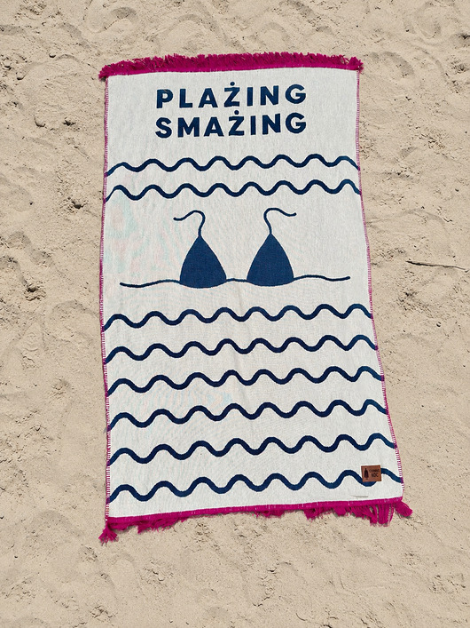 koce i narzuty Mata plażowa M PLAŻING SMAŻING