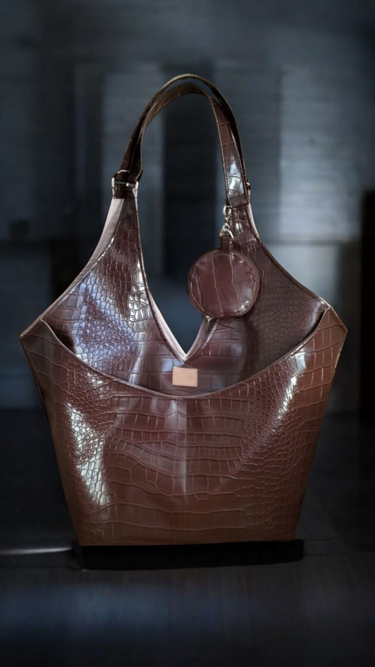 torby na ramię Brązowy krokodyl