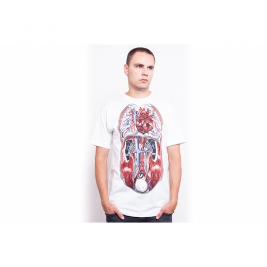 KOSZULKA / HUMAN / biała RUSH