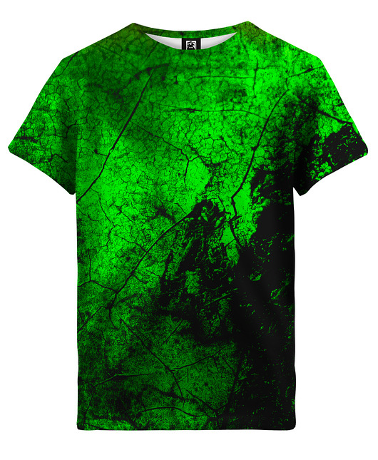 t-shirty dla chłopców T-shirt Boy DR.CROW Green Wall