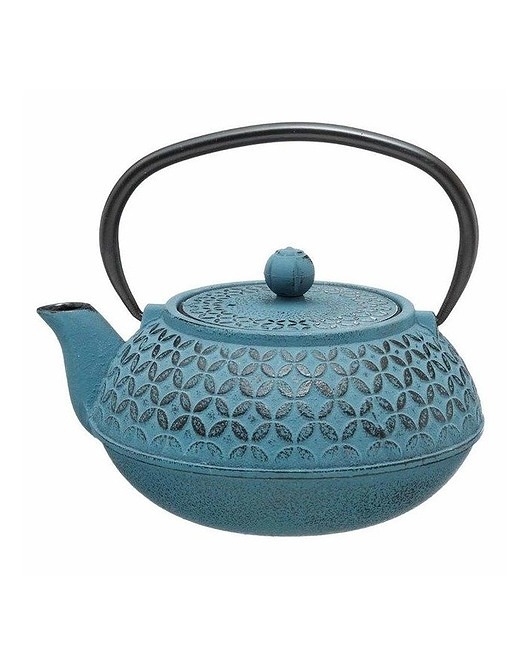 Dzbanek Żeliwny z Zaparzaczem 1L Blue MIA home