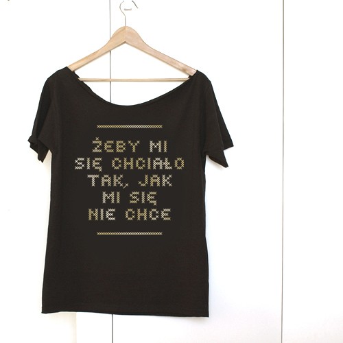 Żeby mi się Gold Oversize ONE MUG A DAY