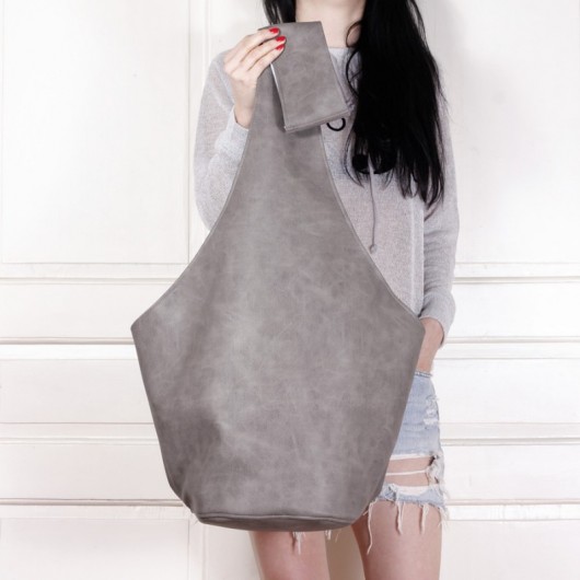 Long Boogi Bag szara hairoo