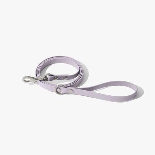 smycze i obroże dla psów i kotów Smycz miejska premium stal nierdzewna - fresh lilac