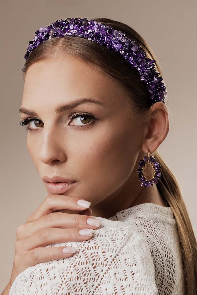 opaski do włosów Opaska Amethyst Crown