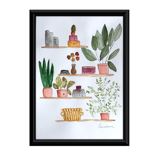 ORYGINAŁ - Akwarelowa ilustracja Gosia Sendlewska