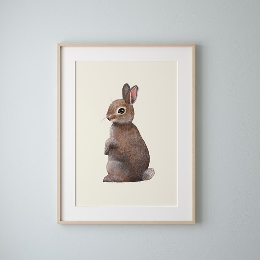 Plakat "Królik" A4 Studio Stonka