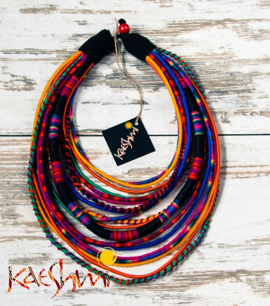 Crazy MEXICANA  - naszyjnik MAASAI (folk, boho) Kaeshmi