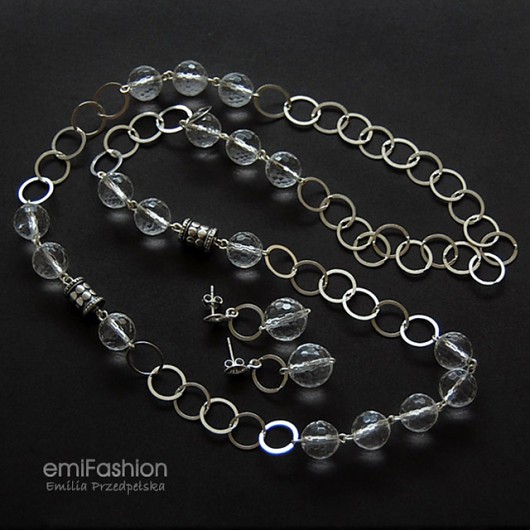 Exclusive Kryształ górski w srebrze MAREMI Jewelry