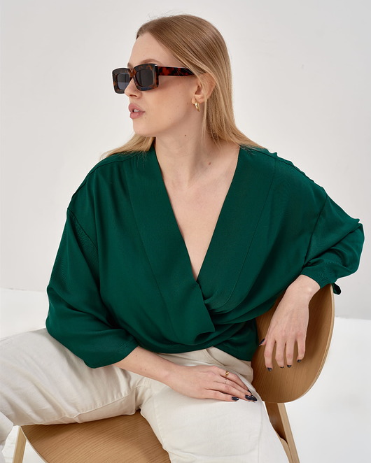 koszule damskie  KOSZULA FRIDA green