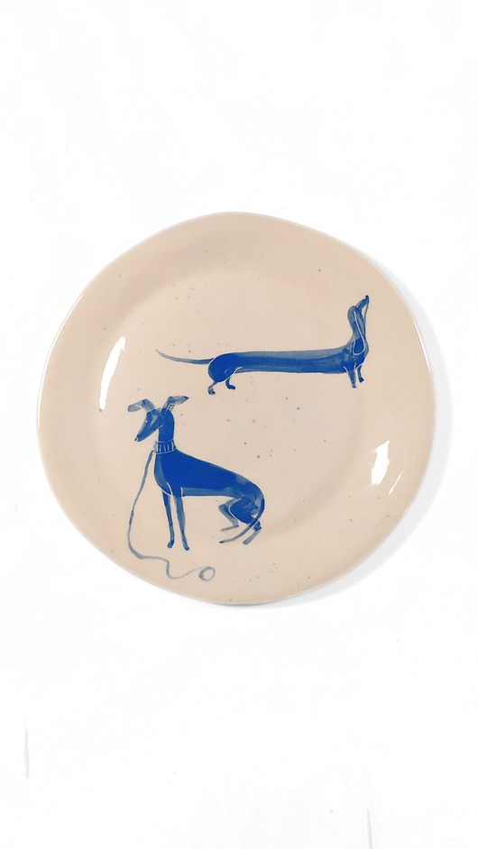 patery i talerze Talerz - pieski