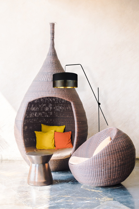 lampy podłogowe Regulowana lampa podłogowa na wysięgniku BILBAO GLAM w stylu glamour