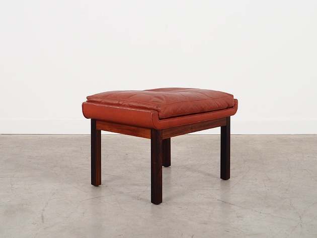 pufy do siedzenia Podnóżek palisandrowy, duński design, lata 70, designer: Finn Juhl