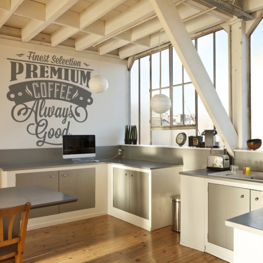 Premium Coffee - naklejka ścienna YeYe Stickers