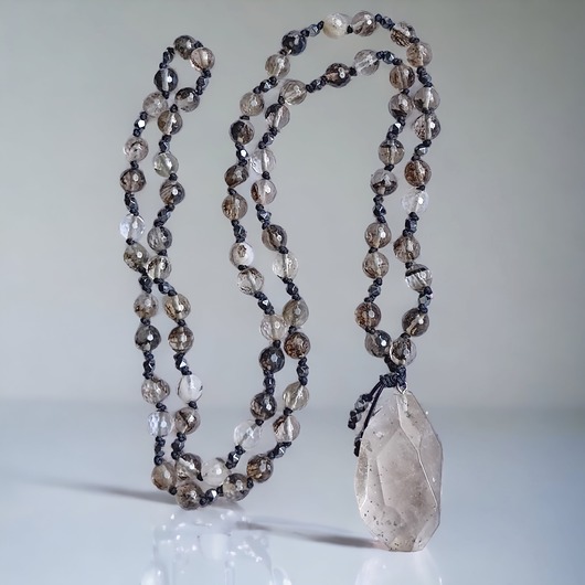 wisiory UNIKATOWY naszyjnik : MALA : kwarc