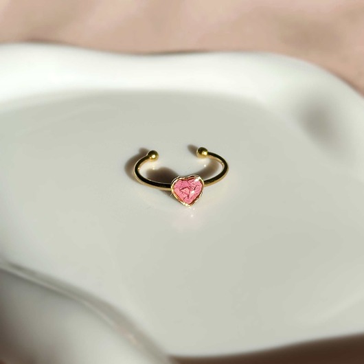 pierścionek z żywicy Regulowany pierścionek z kwiatami