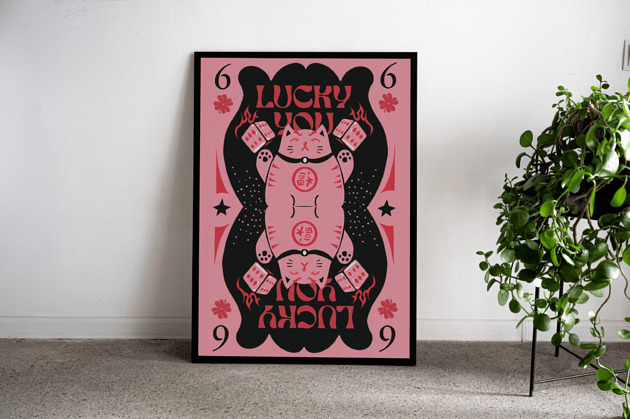 plakaty Plakat maneki-neko