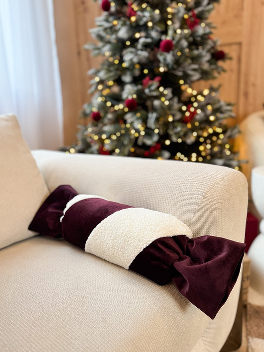 poduszki supły Poduszka cukierek wino