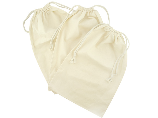 Woreczki bawełniane 30x45cm - ZESTAW ZERO WASTE AllbagAllprints