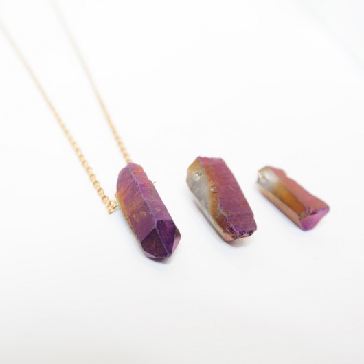 MOKAVE Crystal - purpurowo złoty MOKAVE