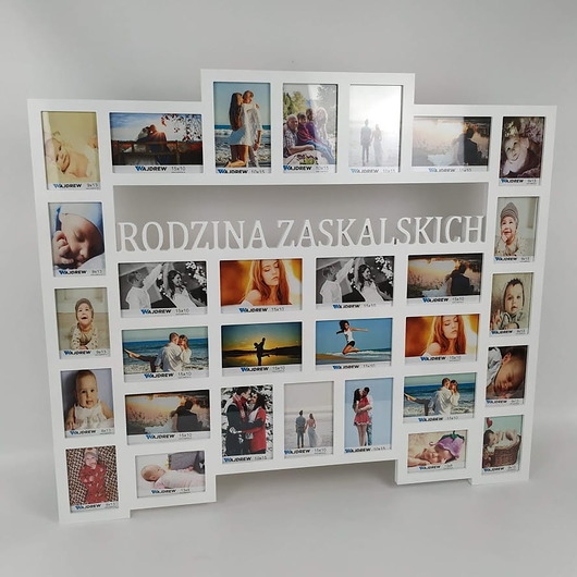 ramki na zdjęcia Multirama ramka na zdjęcia Rodzina Nazwisko 30 zdjęć