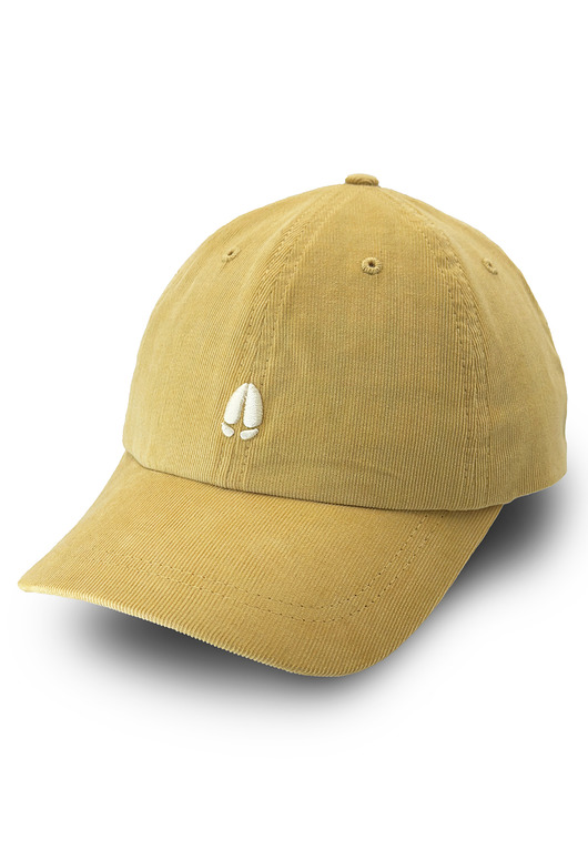 czapki damskie GEKON 6 panel - żółta bawełniana czapka z daszkiem dad cap