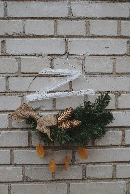 dekoracje świąteczne DEKORACJA ŚWIĄTECZNA - Stroik wiszący