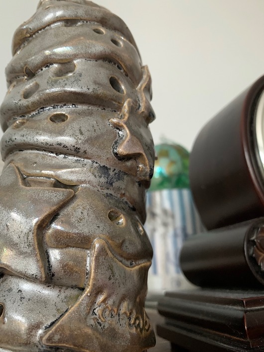 dekoracje świąteczne Ceramiczna choinka lampion SILVER