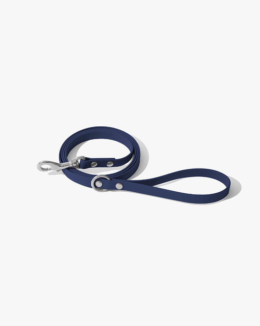 smycze i obroże dla psów i kotów Smycz miejska premium stal nierdzewna - navy blue