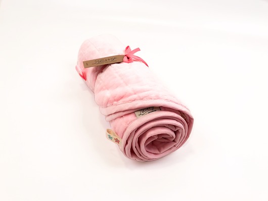 Kocyk FloppyLove Pink Tags Nessy Patchwork