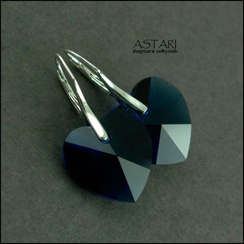 kryształ SWAROVSKI HEART - GRANAT Astari