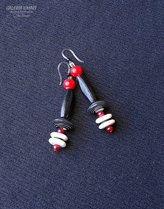 kolczyki - inne Geometryczne i kolorowe unikatowe kolczyki handmade super prezent