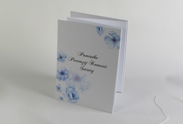 kartki na komunię Album harmonijka Pamiątka Pierwszej Komunii Świętej