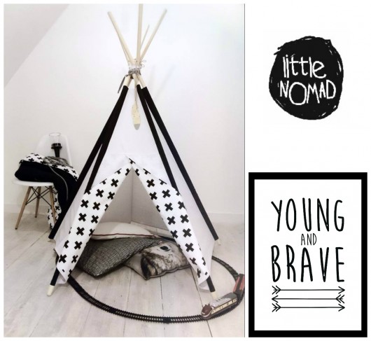 Tipi littleNOMAD + PLAKAT A3 LittleNOMAD
