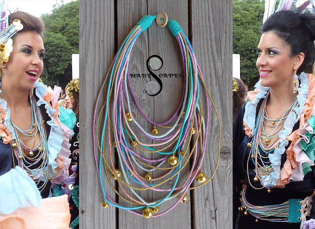 naszyjniki - inne Masajka "Jingle Bells" XL