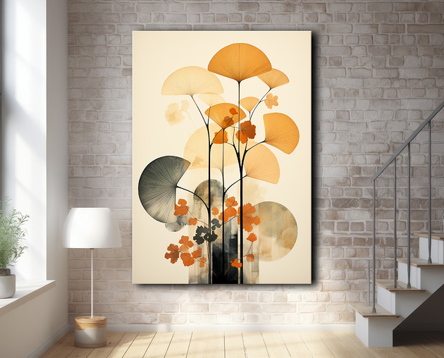 plakaty Tropikalne liście - Plakat - Loft, Minimalizm