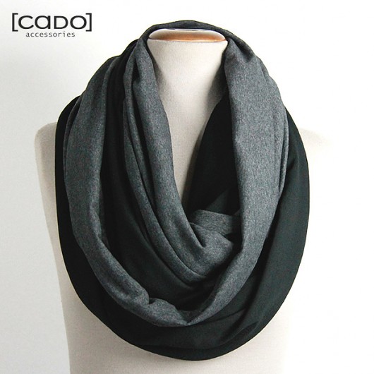 Tuba Szal Komin dwa w jednym ANTRA BLACK CADOaccessories