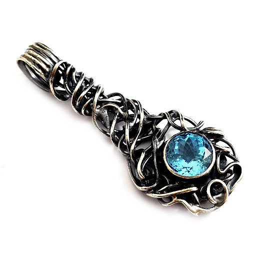topaz swiss blue barokowo Pracownia Neores