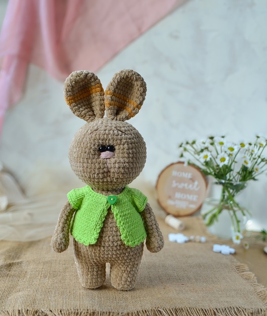 misie i maskotki Zajączek w bluzie, Króliczek przytulanka dla dziecka, Prezent na Mikołaja