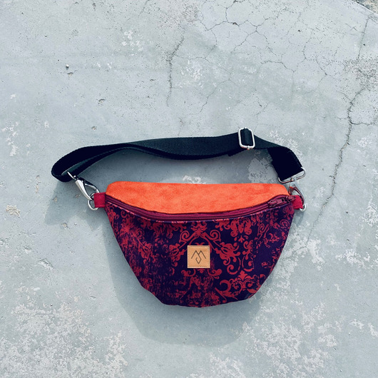 saszetka nerka Nerka / torebka z weluru Mili Belt Bag M - vintage