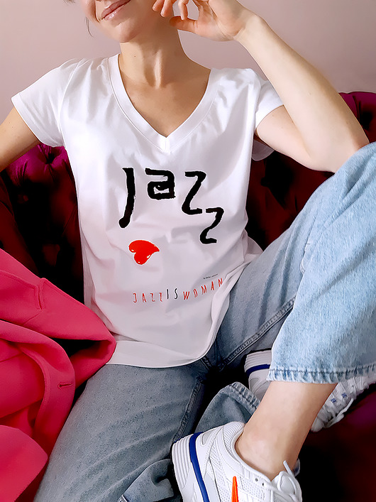 t-shirt damskie T-shirt Jazz is woman