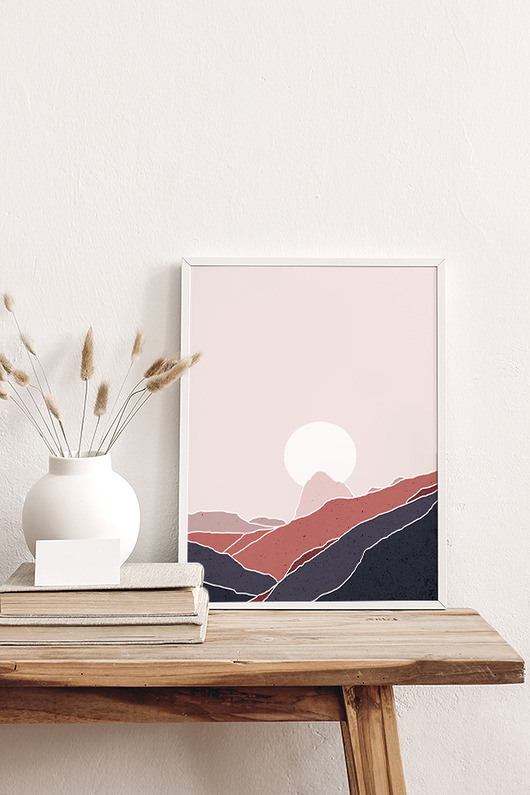 Góry - print Paperblue Studio