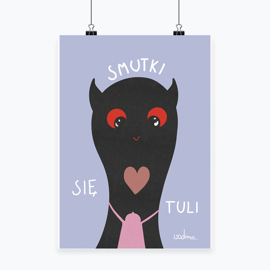 grafiki i ilustracje Smutki Się Tuli - plakat