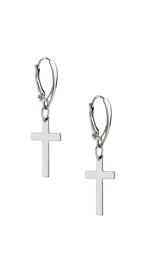 KOLCZYKI SREBRO 925 Z KRZYŻYKIEM Coccola JEWELLERY