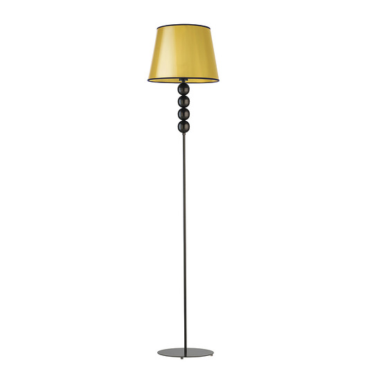 lampy podłogowe Złota lampa podłogowa do salonu SEUL MIRROR