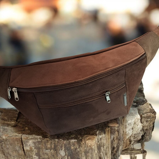 saszetka nerka Grande brązowa